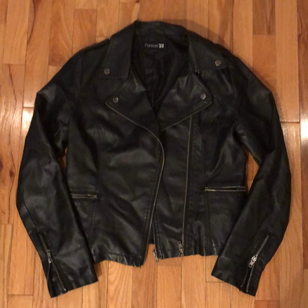 Forever21 Black Leather Jacket